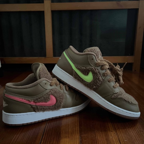 Jordan Shoes Air Jordan Low Utility Gs Teddy Bear Poshmark